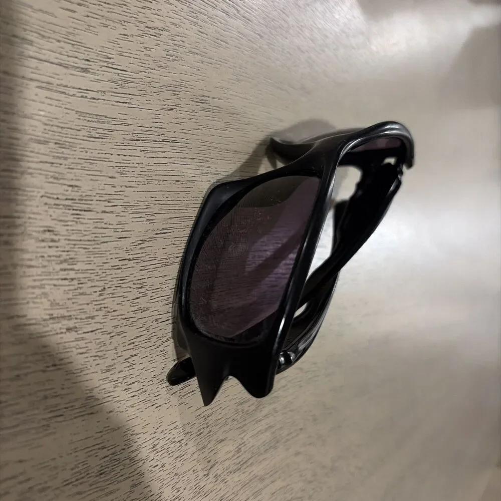 Vtg Oakley Ten X Polarized Sunglassses OO9128-01 61 16 Baseball Cycling Racing